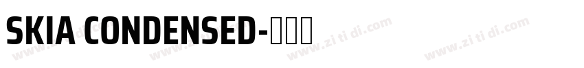 SKIA CONDENSED字体转换